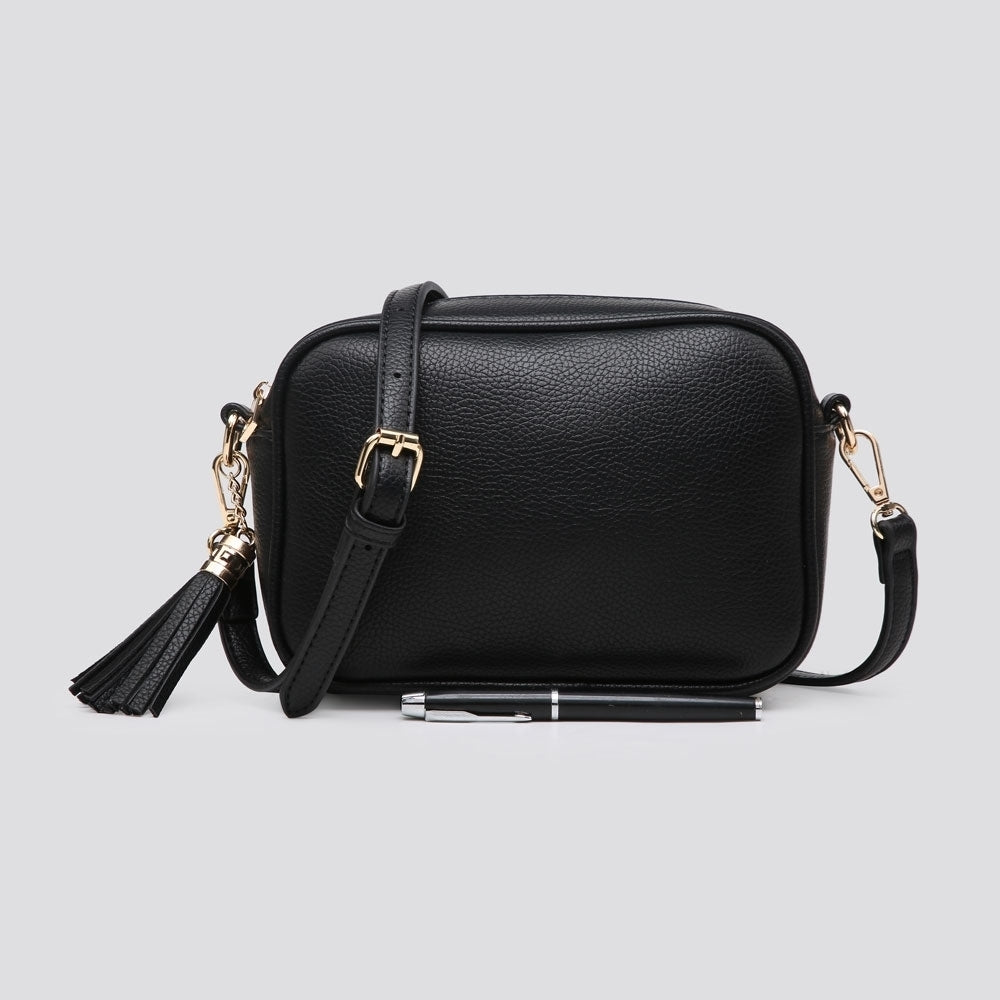 Cross Body Bag Black French Grey Interiors