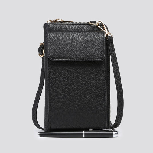 Cross Body Phone/Wallet Bag Black