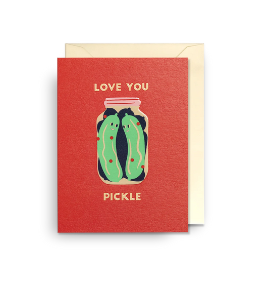 Love You Pickle Graphic Mini Card