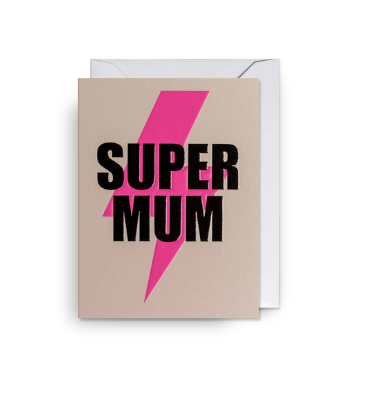 Super Mum Emblem Mini Mother’s Day Card