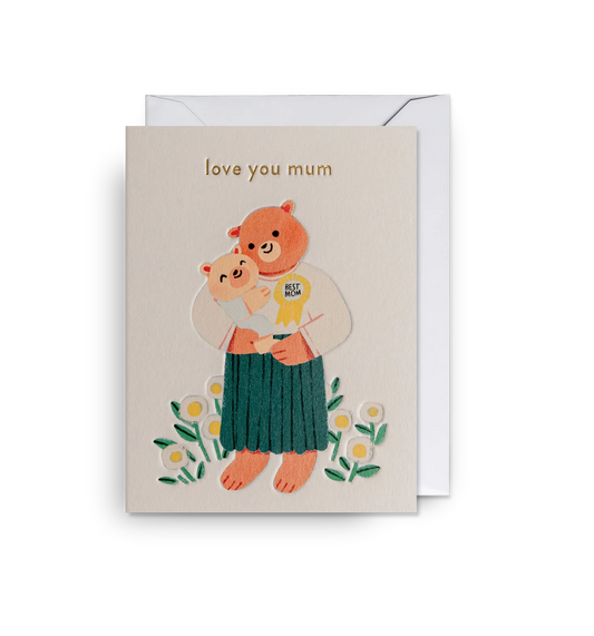 Love You Mum Little Bear Mini Card