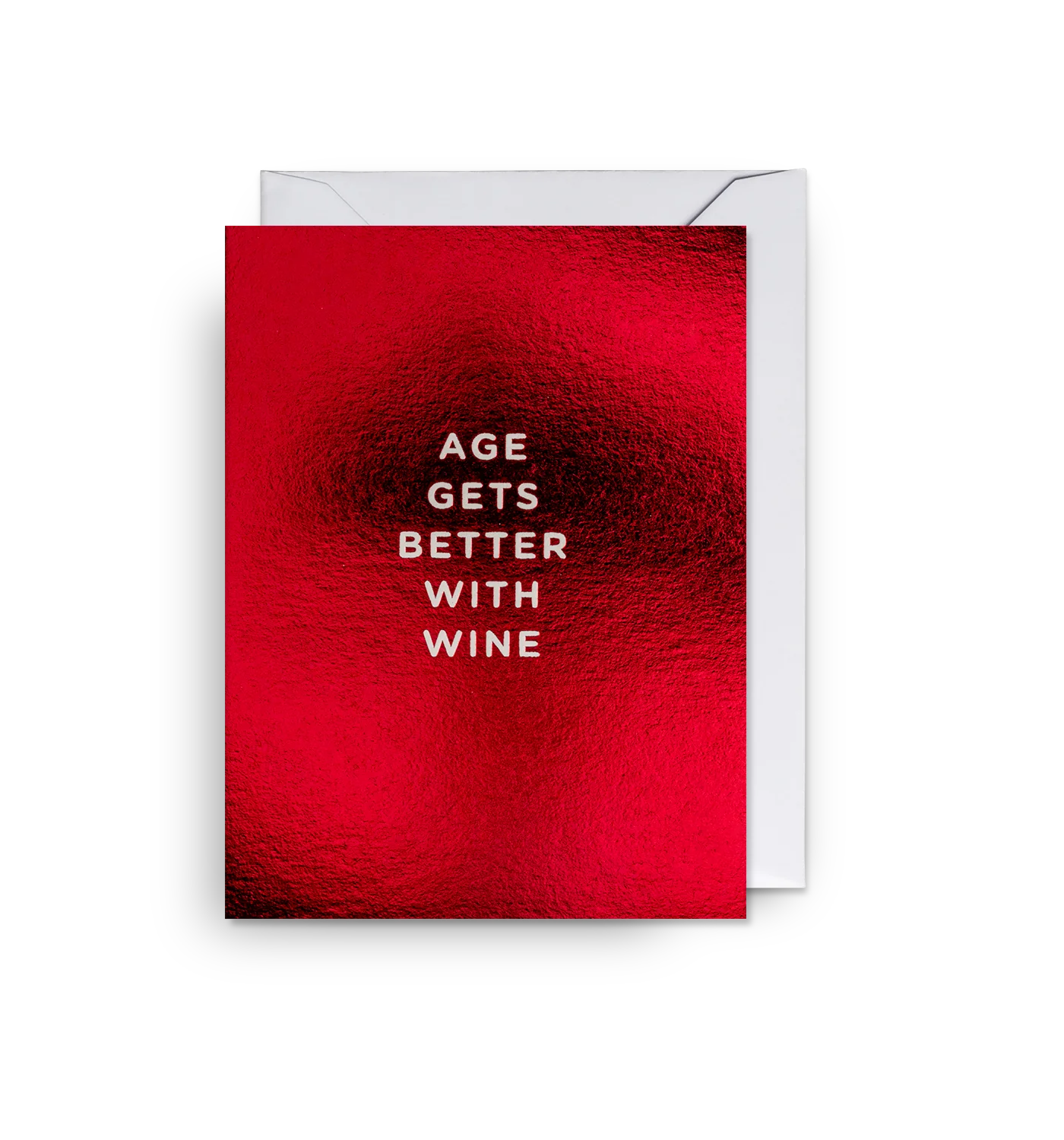 Age Gets Better with Wine Mini Birthday Card