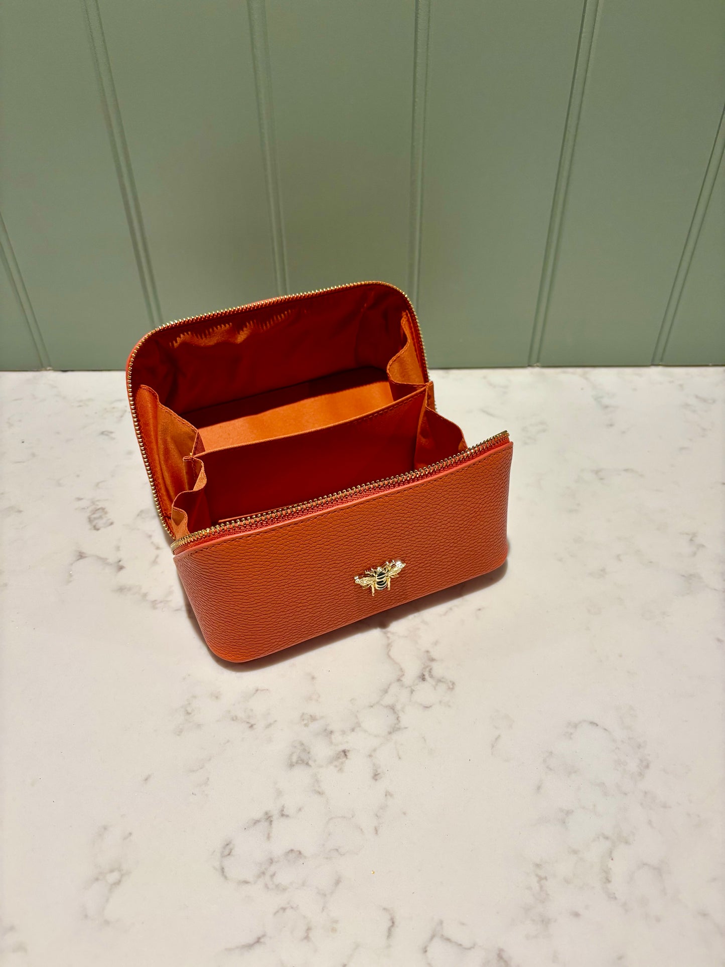 Alice Wheeler Train case Mini - Orange