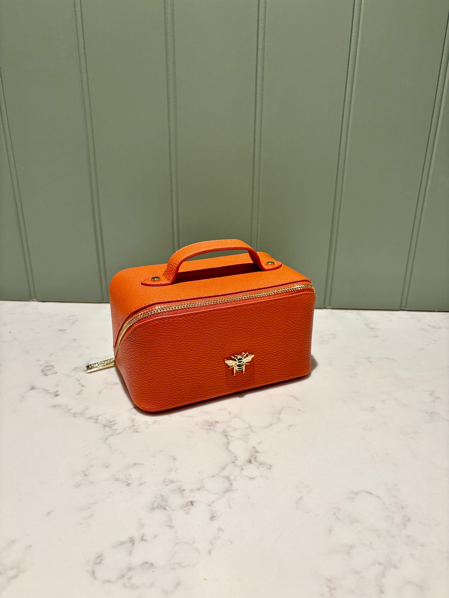 Alice Wheeler Train case Mini - Orange