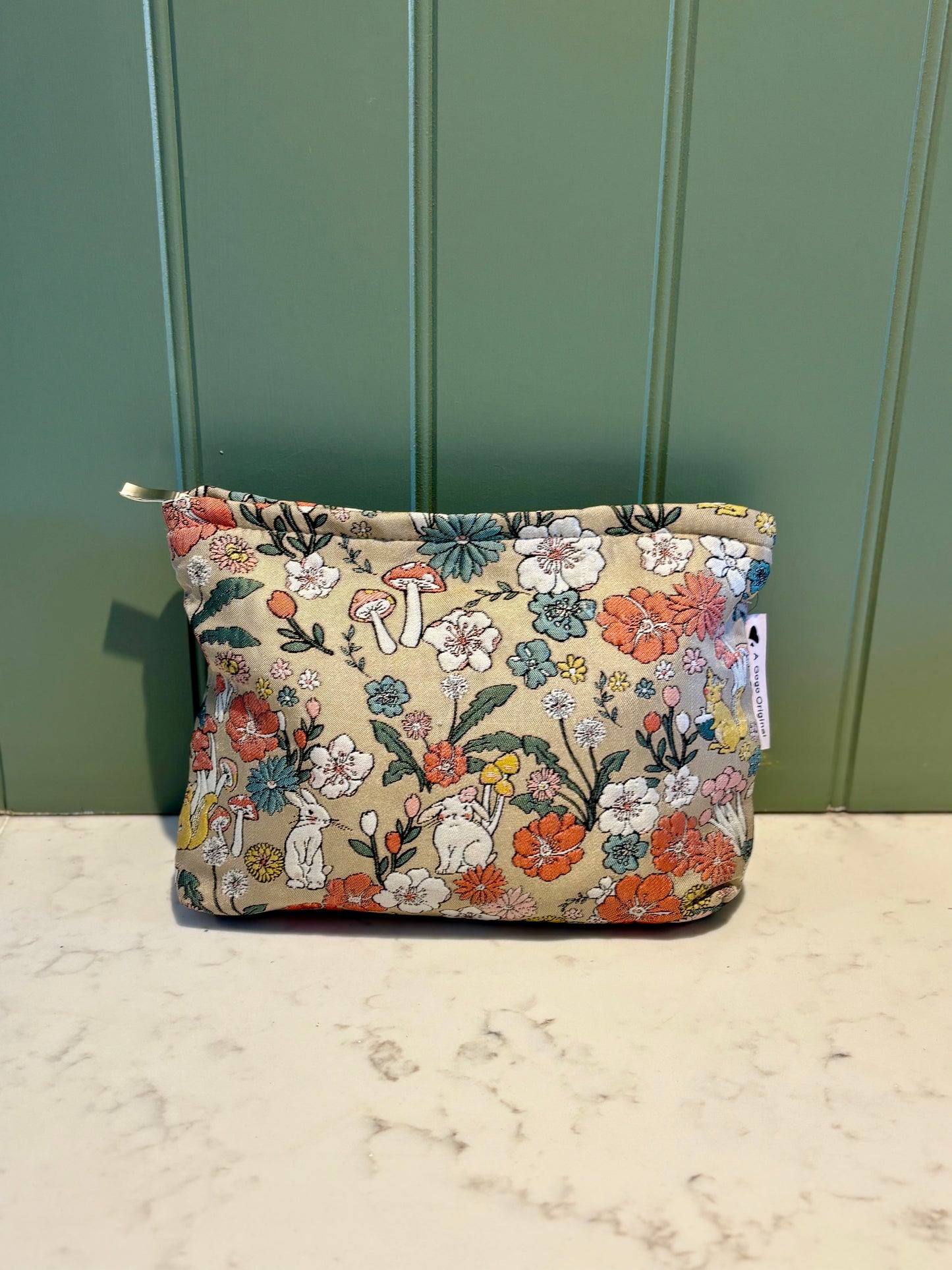 Woodland makeup bag