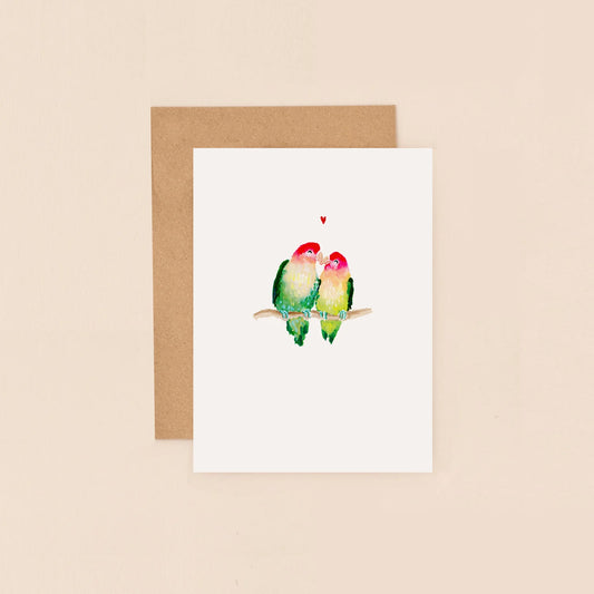 Love birds Mini Card