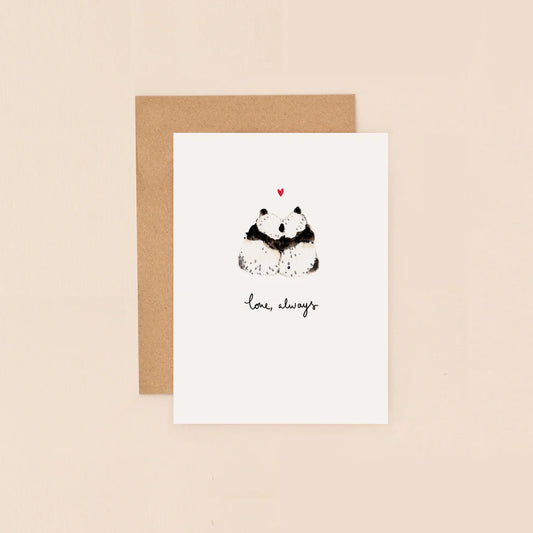 Panda Love Always Mini Card