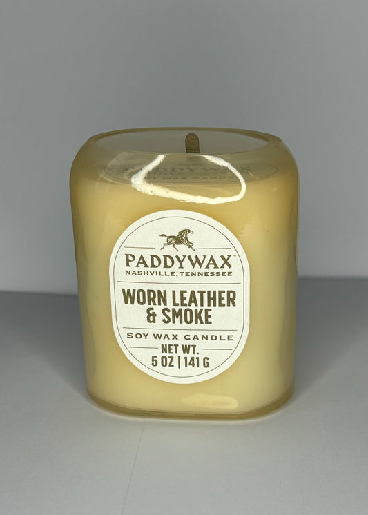 Paddywax western candle - Worn leather and smoke