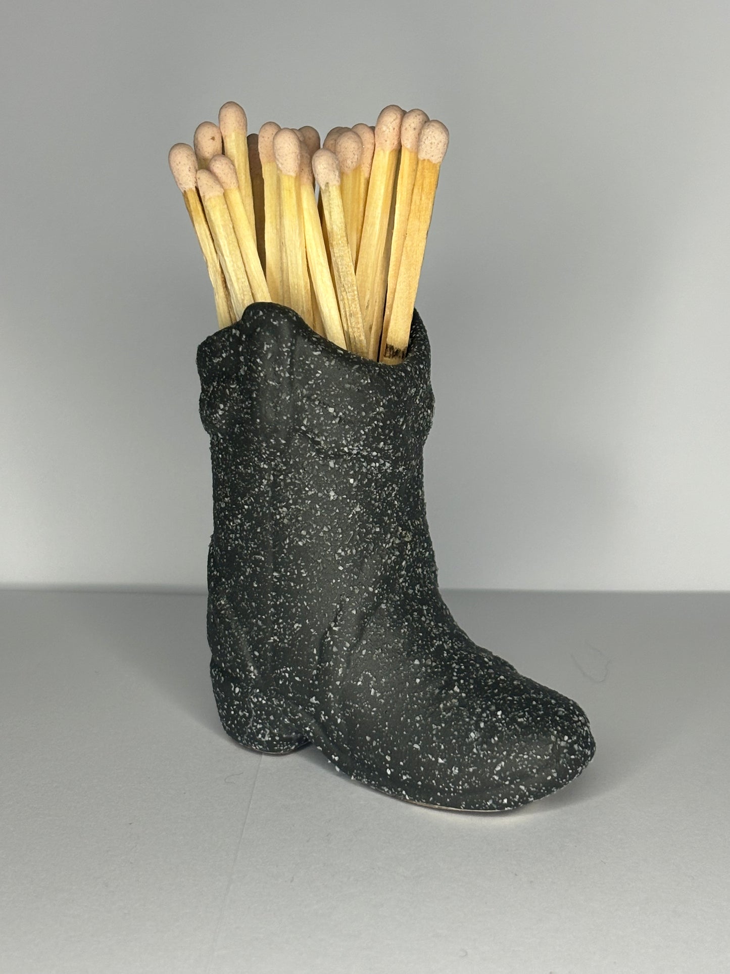 Paddywax cowboy boot matches - Black