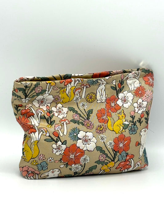 Woodland makeup bag