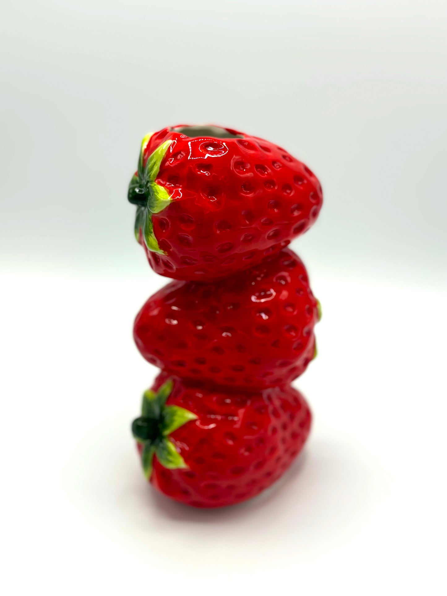 Strawberry stacking vase