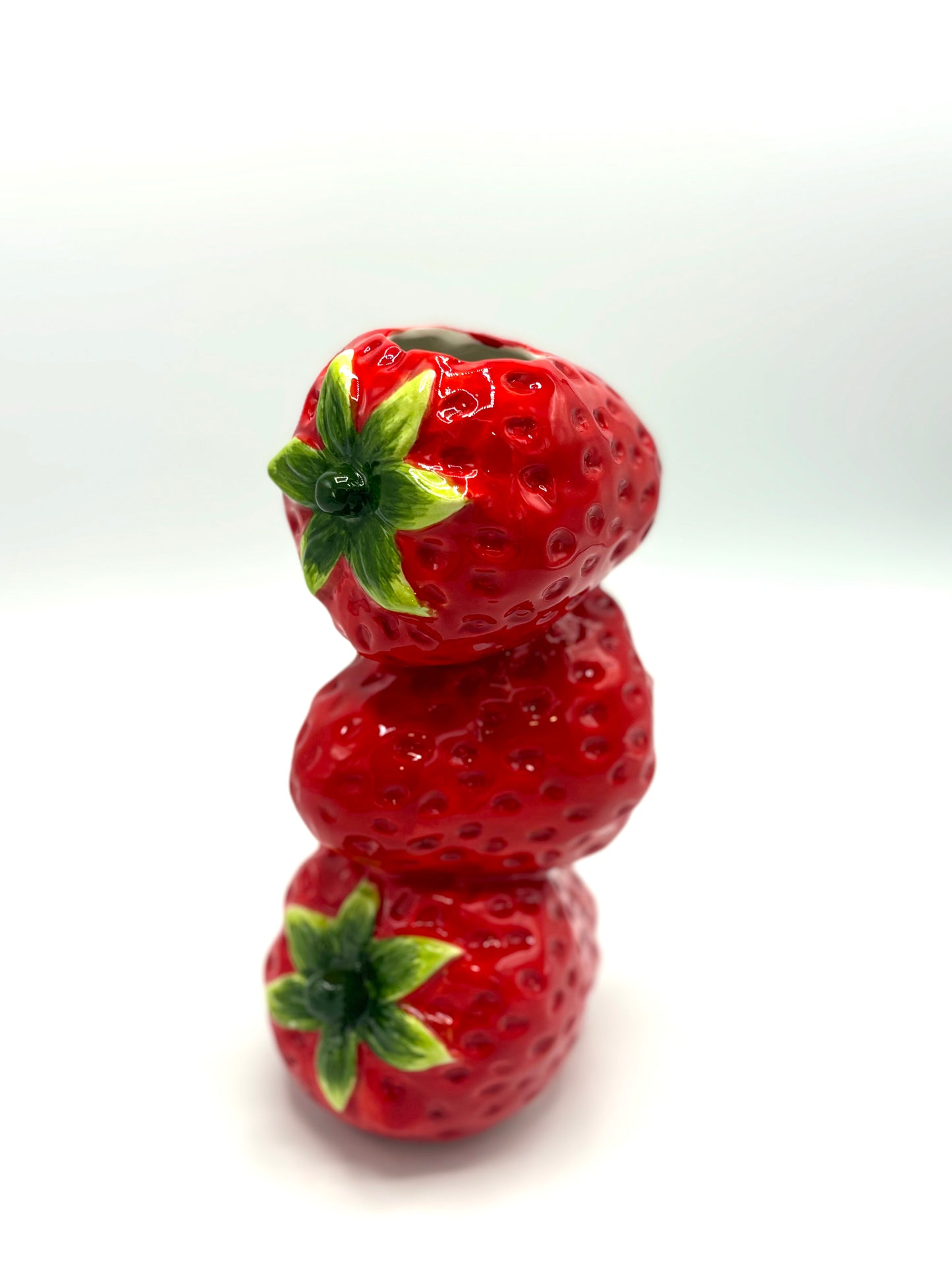 Strawberry stacking vase