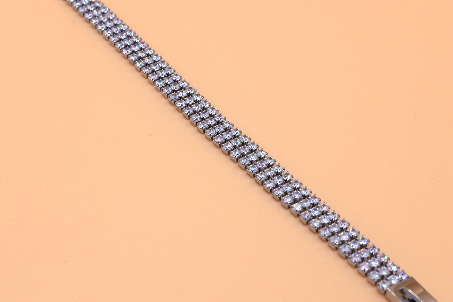 Tennis bracelet in silver