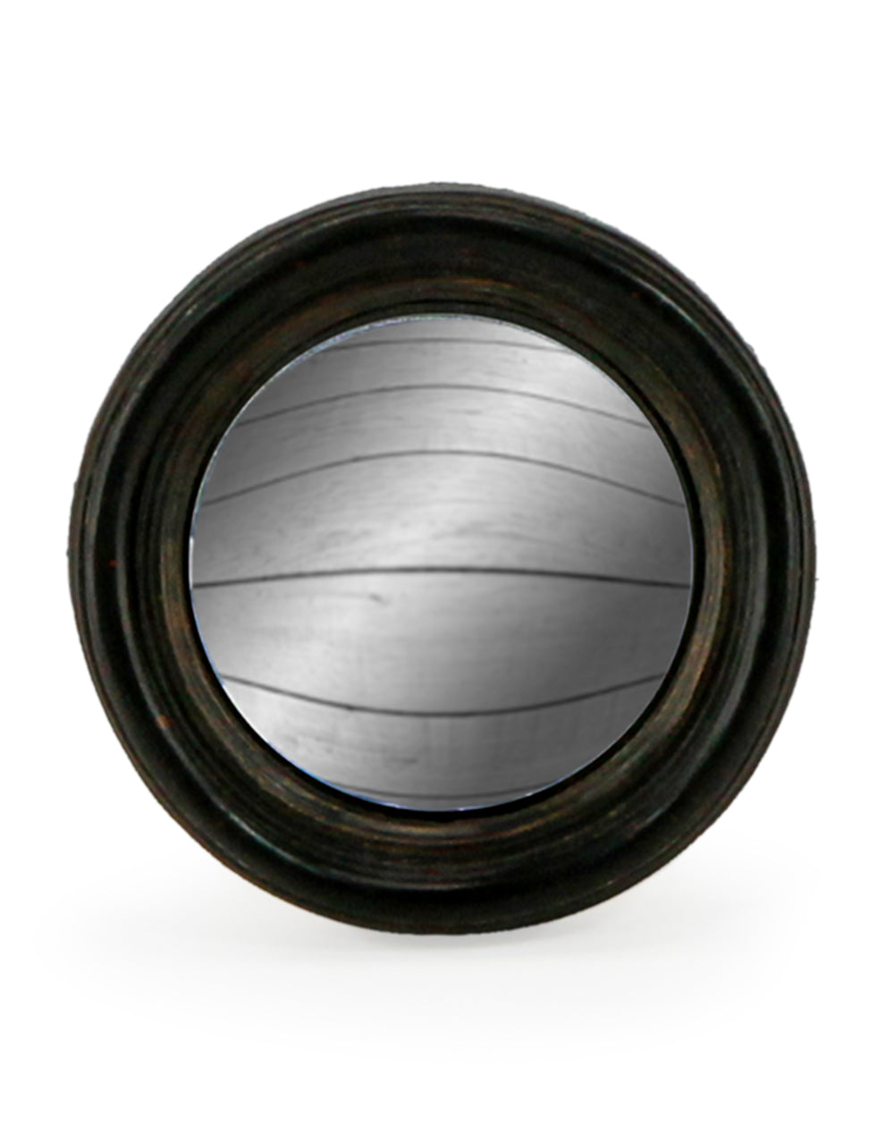 Antiqued Black Thin Framed Extra Small Convex Mirror OUT OF STOCK